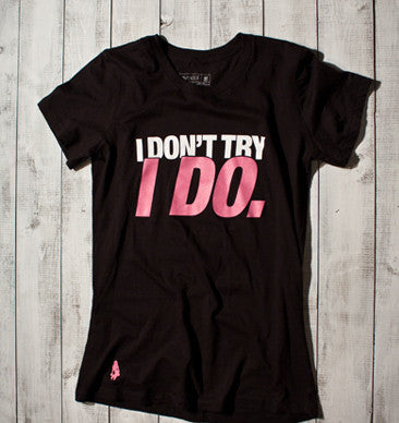 I Don't Give Up Active Tee - Breast Cancer Awareness Pink