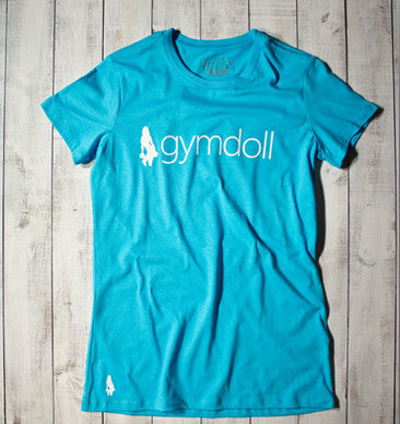 Gymdoll Logo Active Tee - Turquoise