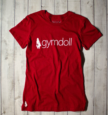 Gymdoll Logo Active Tee - Red