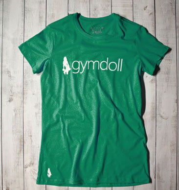 Gymdoll Logo Active Tee - Green