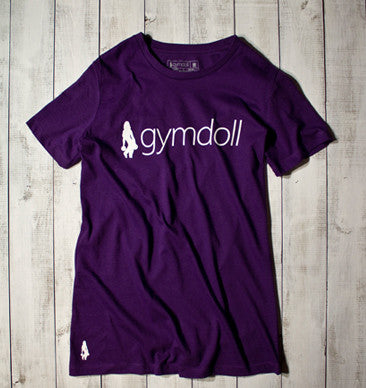 Gymdoll Logo Active Tee - Purple
