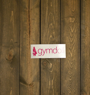 Gymdoll Logo Decal - Pink