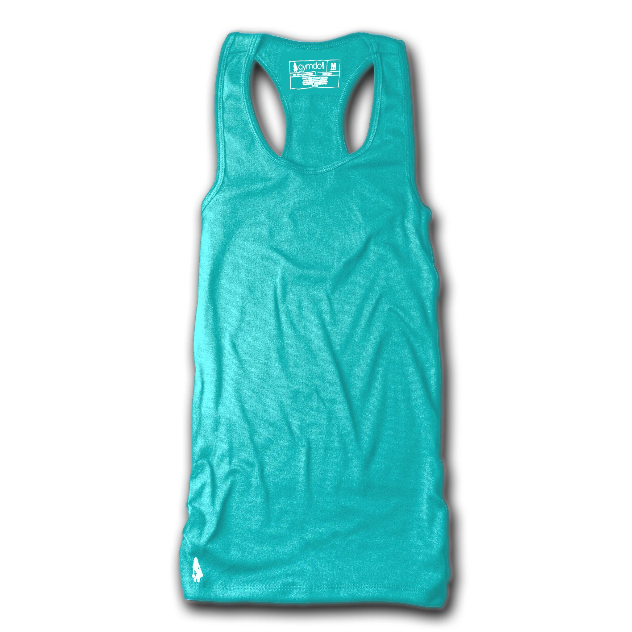 Racerback Active Tank Turquoise Gymdoll Fitness Fashion and