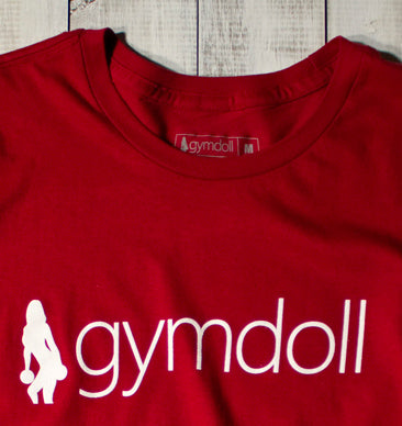 Gymdoll Logo Active Tee - Red